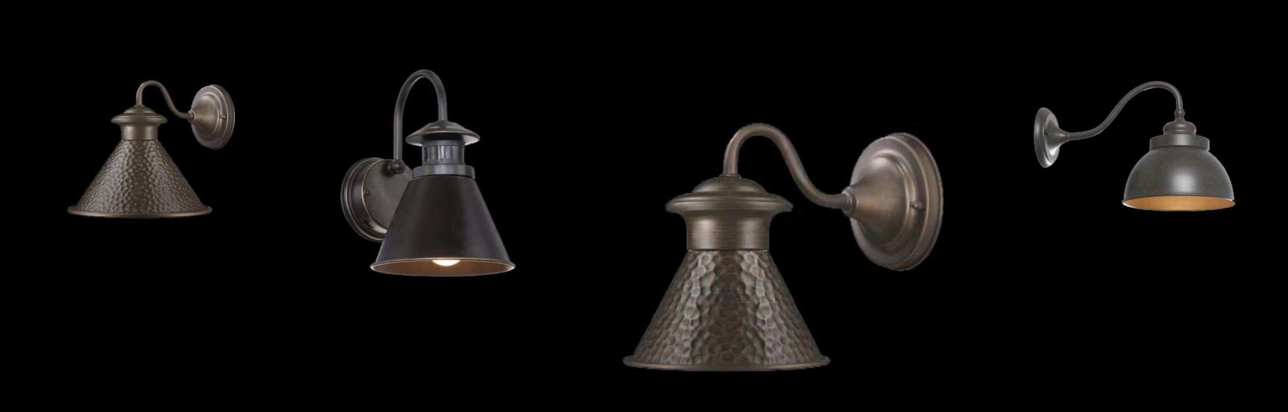 examples of dark sky compliant light fixtures.  These are fully shielded light fixtures.