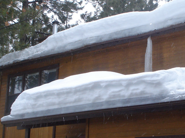 Ice dam picture