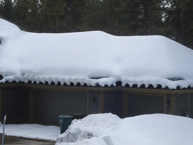 Heat tape melting snow